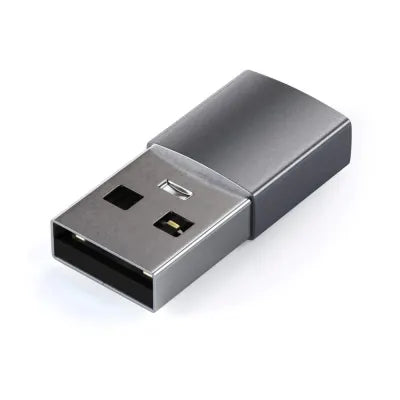 Satechi Aluminium USB-A To USB-C Adapter (Space Grey) - Digital3d.com.au